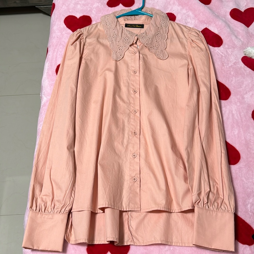Hi Low Button Up